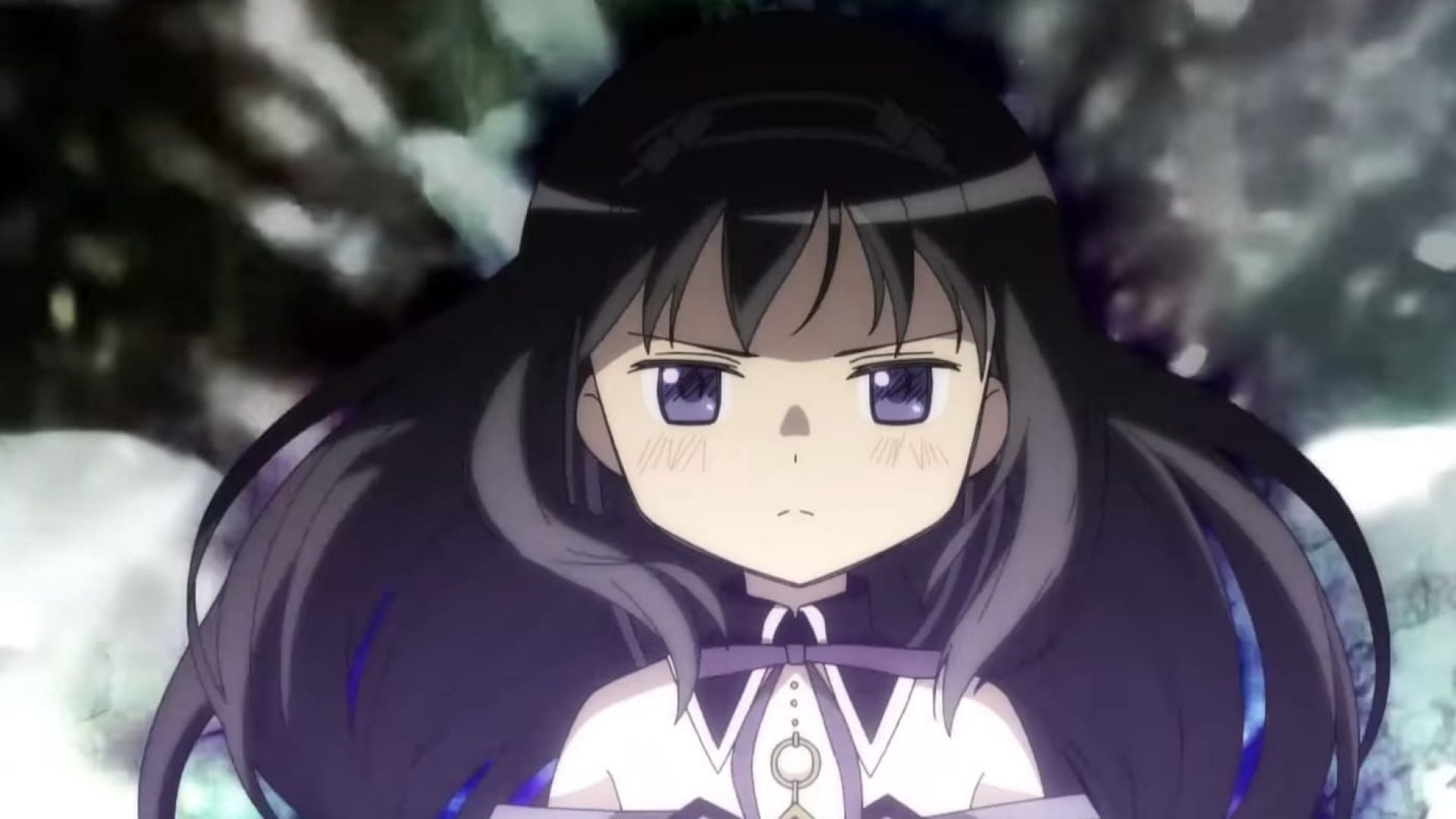 Homura Akemi, as seen in the trailer (Image via Studio SHAFT)